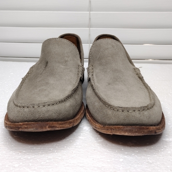 Clarks Men\'s Pace Barnes Sage Suede Leather Slip On Loafers main image 11